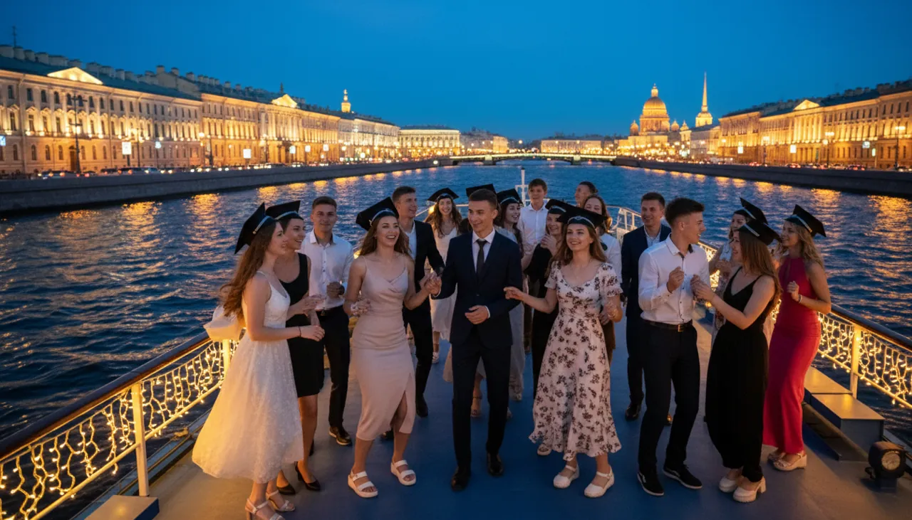 Выпускной 9 класса на теплоходе