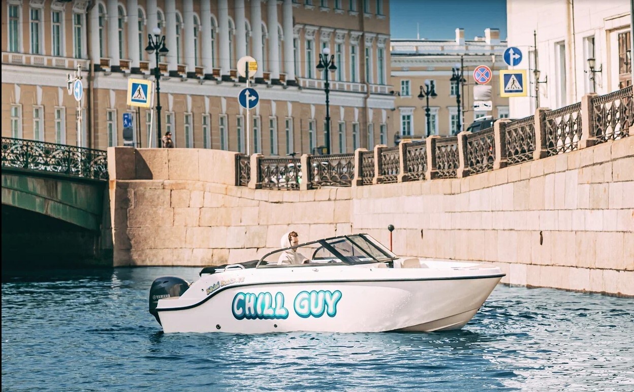 Катер «Чилл Гай / Chill Guy» — прогулка по Неве — фото 14