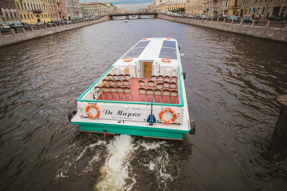 Теплоход «Де Марко» на воде в Петербурге — фото 16